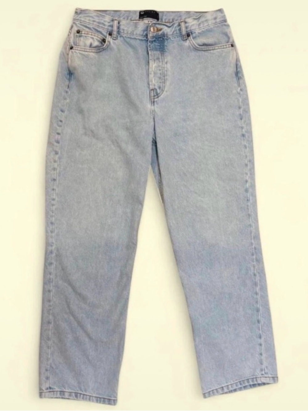 ASOS Loose Fit Light Wash Mom Jeans